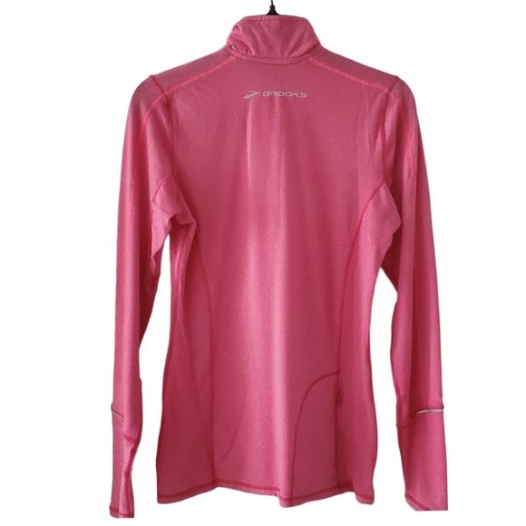 Brooks Equilibrium Technology Half-Zip Long Sleeve Pullover | NWOT | XS | Pink - Picture 6 of 13